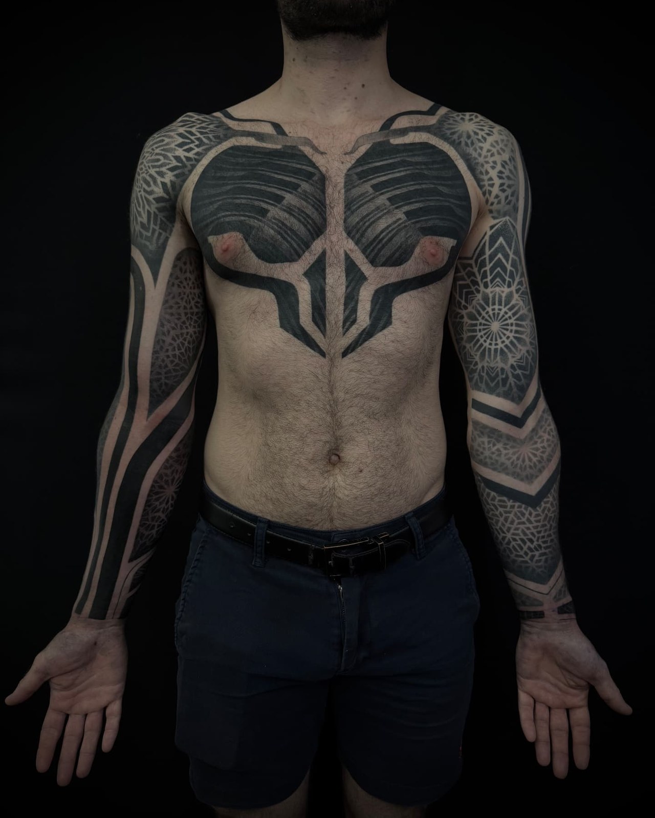Dotwork tattoo example — London's Glitch